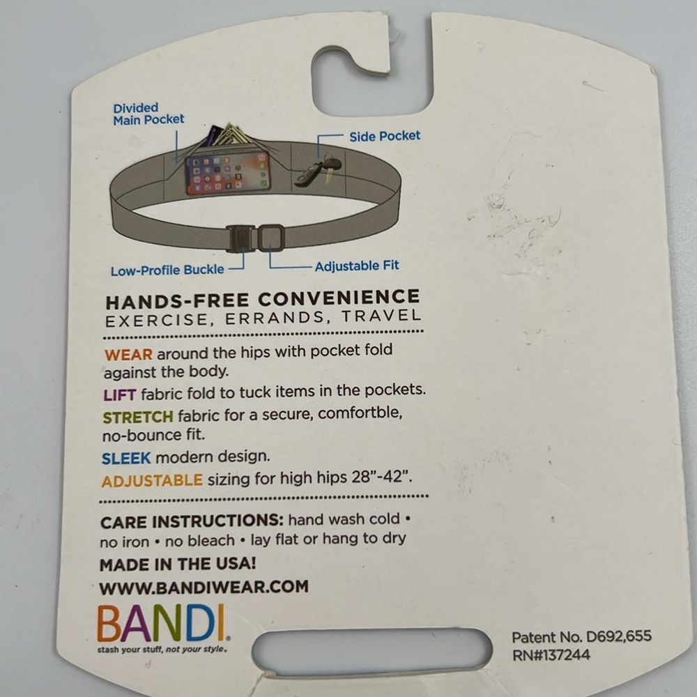 New BANDI Large Pocket Belt - Multicolor - Picture 4 of 4